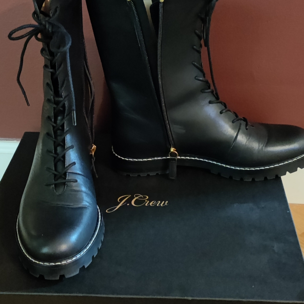 J Crew combat style boot, so 9